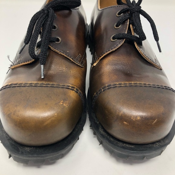 Vintage dr marten 8W 6M Getta grip low boots 6 men’s brown leather main image 14